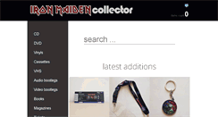 Desktop Screenshot of ironmaidencollector.com